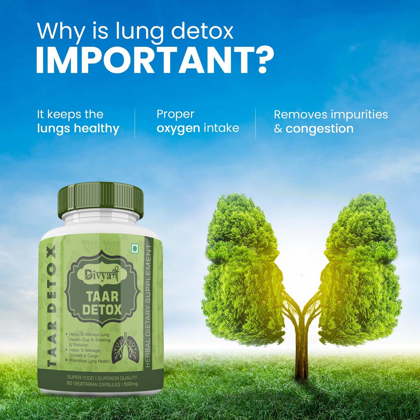 TAAR DETOX CAPSULE | AYURVEDIC LUNGS DETOX