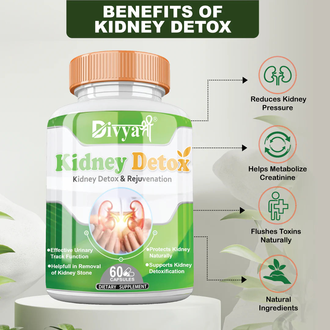 Divyashree Kidney Detox - Natural Kidney Cleanse Formula