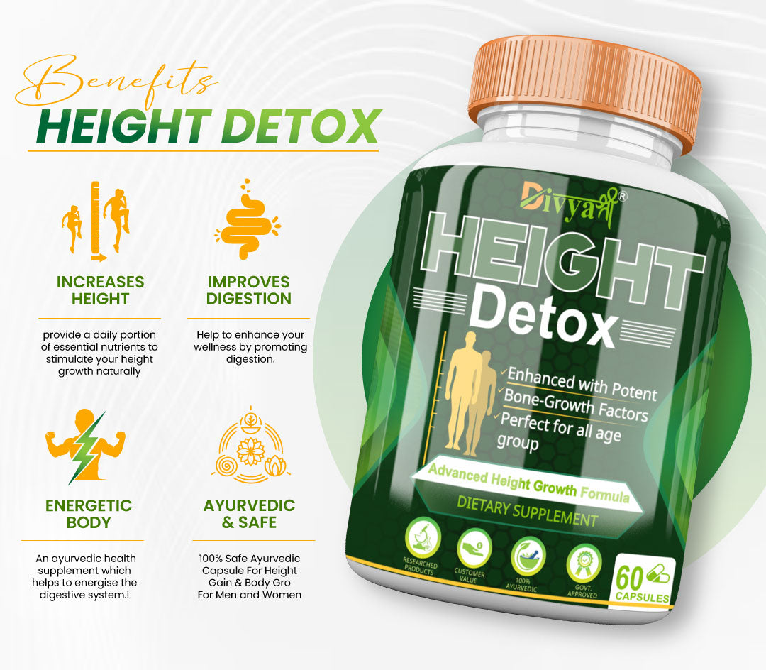 Divyashree Height Detox | Natural Height Growth Medicine