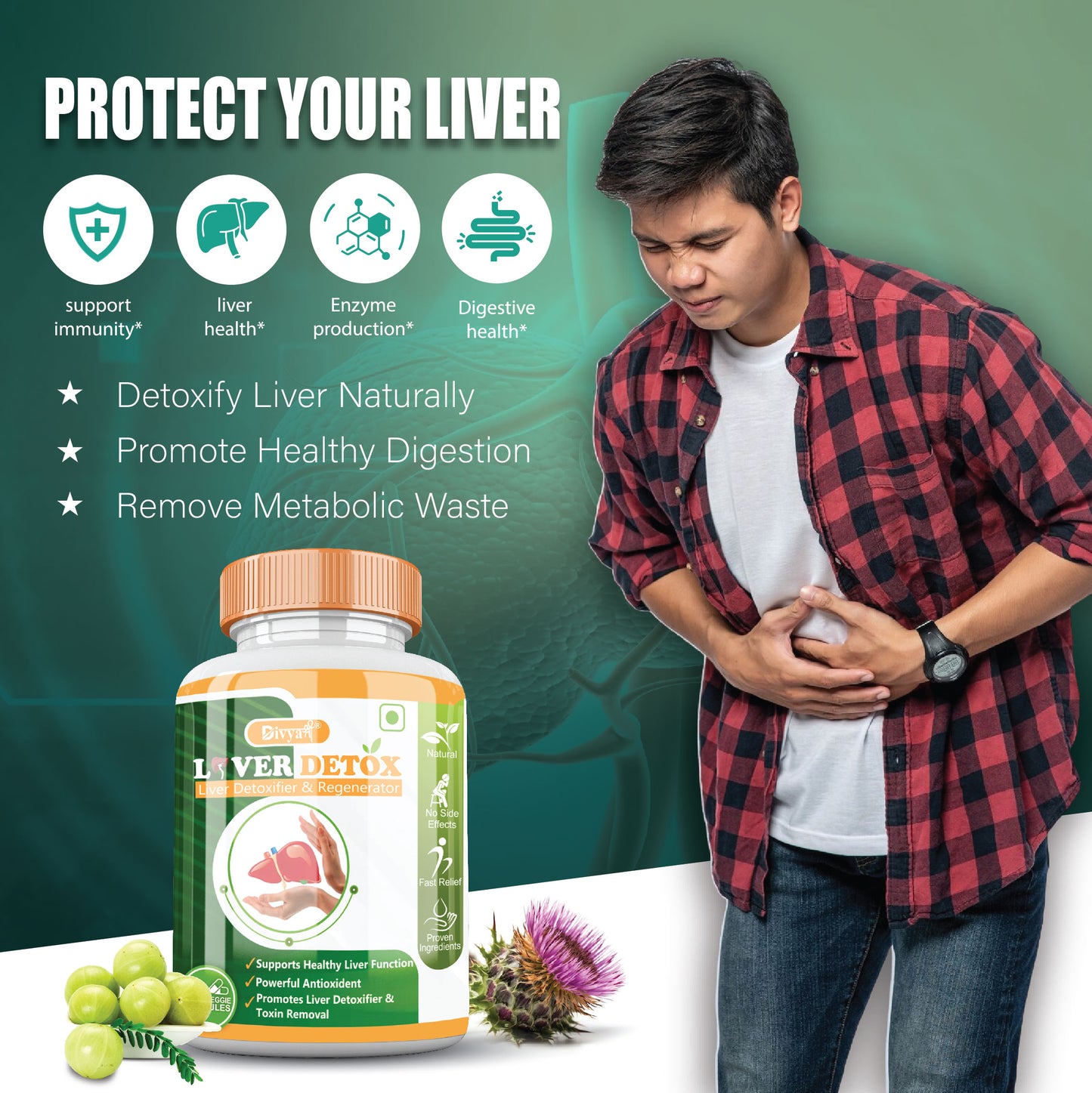 Divyashree Liver Detox | 100% Ayurvedic Liver Detox Tablets